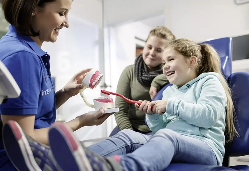 Child in the treatment chair